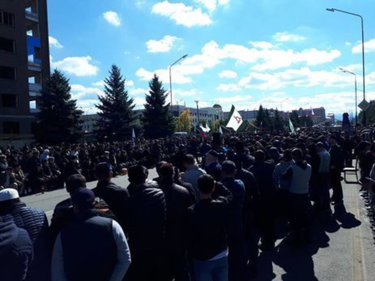 В Ингушетии проходили протесты