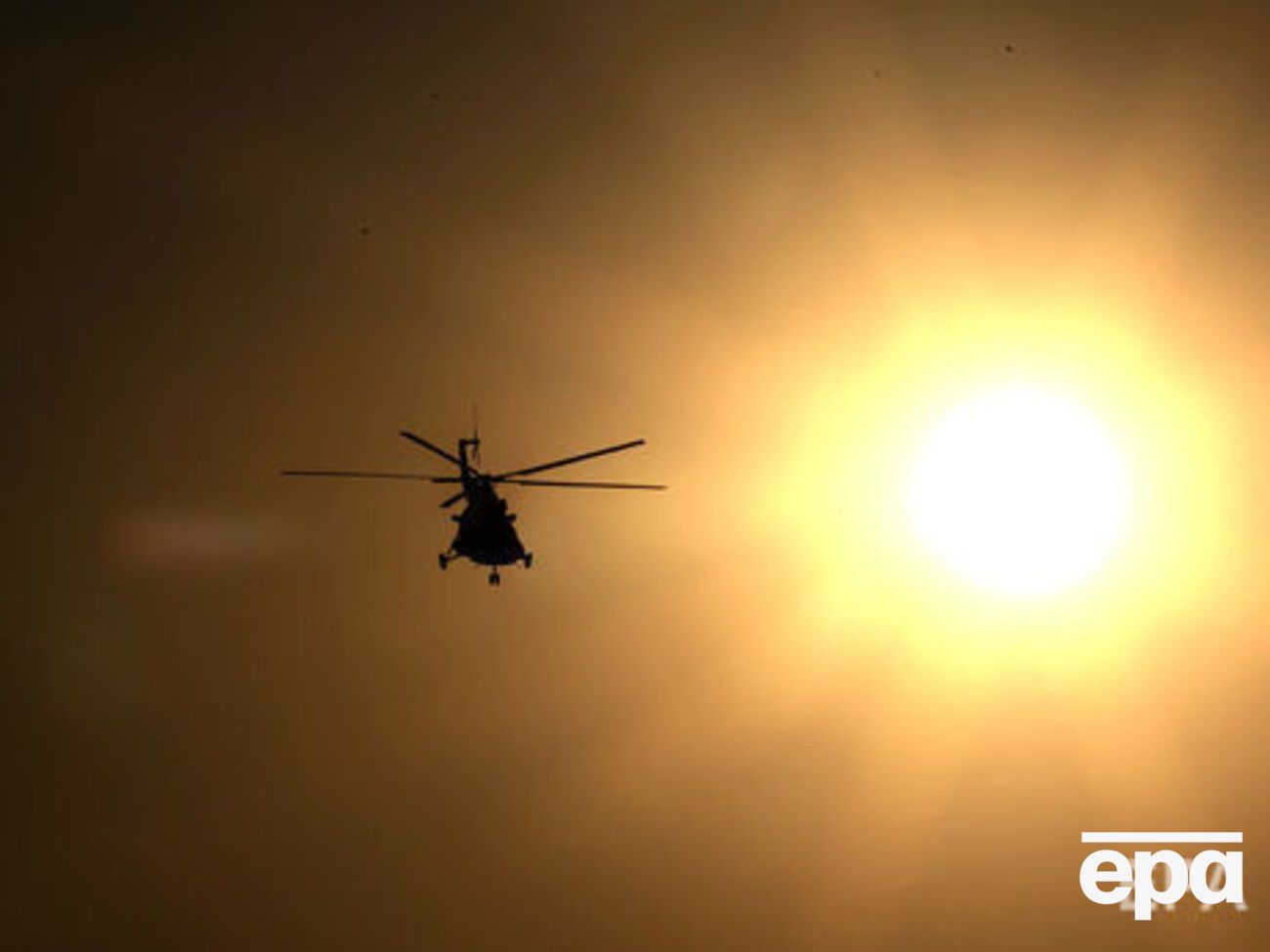 Представник губернатора провінції повідомив, що вертоліт зазнав аварії вранці, незабаром після зльоту