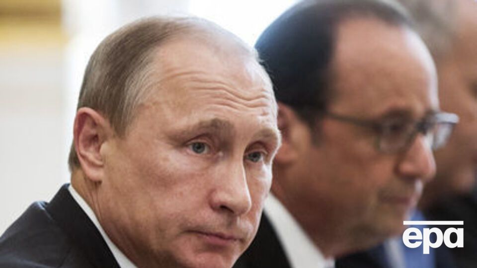 Олланд считает, что Путин хочет заморозить конфликт в Украине