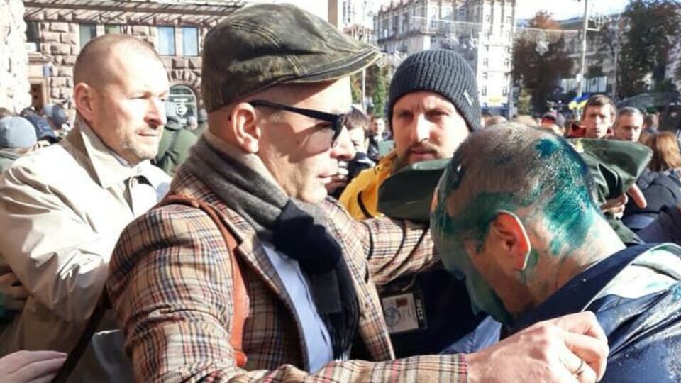На Гусовського напали в будівлі Київради 4 жовтня