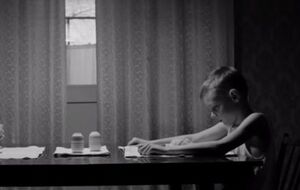 Клип снят в черно-белой гамме