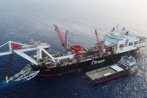 Судну Audacia належить прокласти ділянку завдовжки приблизно 38 км у глибоководній частині маршруту газопроводу