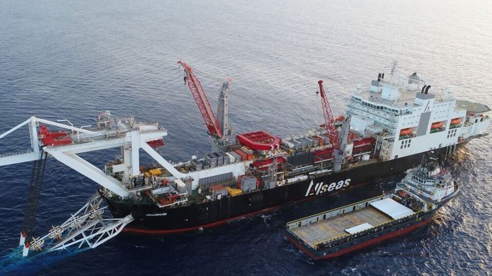 Судну Audacia належить прокласти ділянку завдовжки приблизно 38 км у глибоководній частині маршруту газопроводу