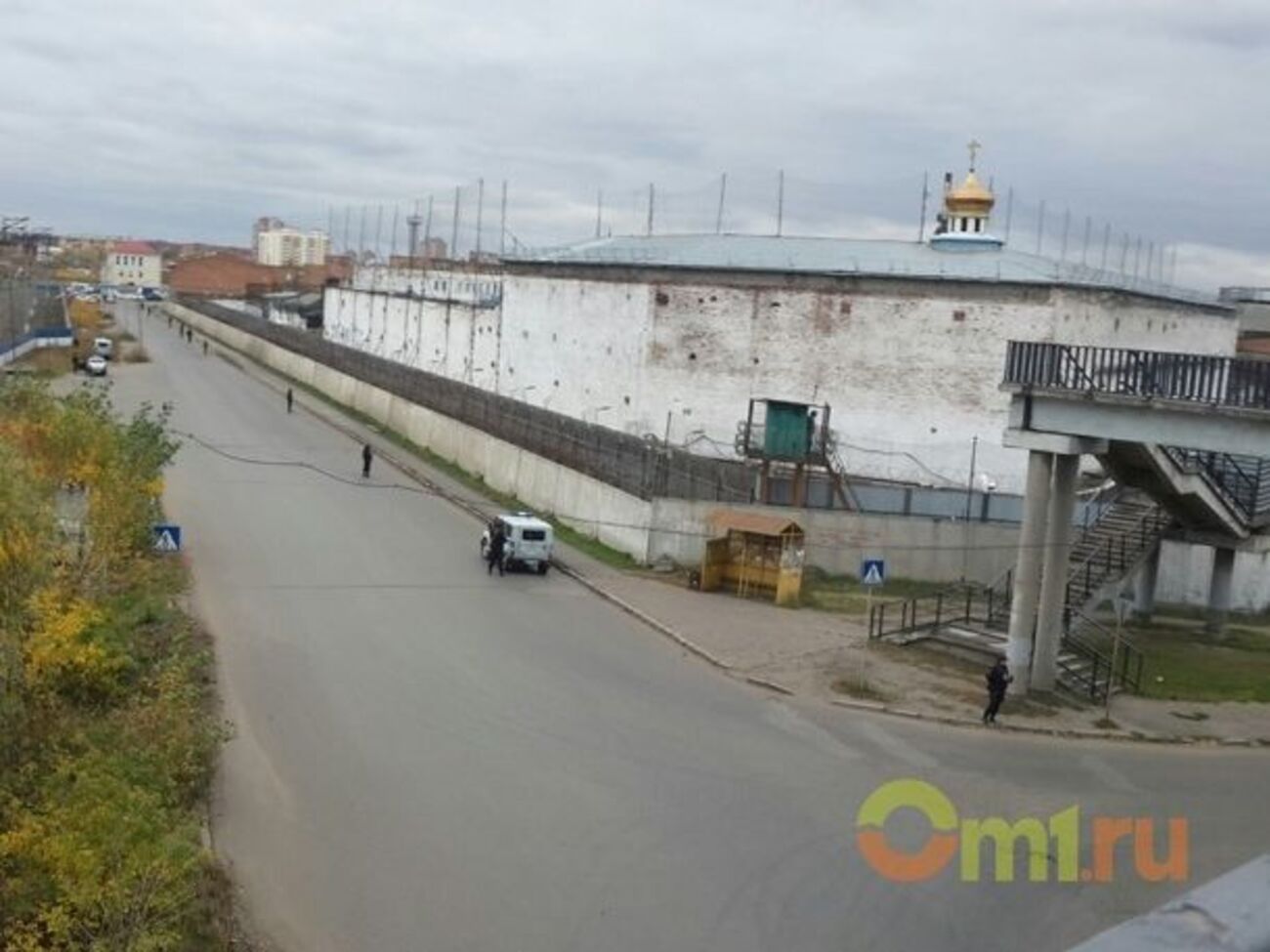 Територію колонії оточено