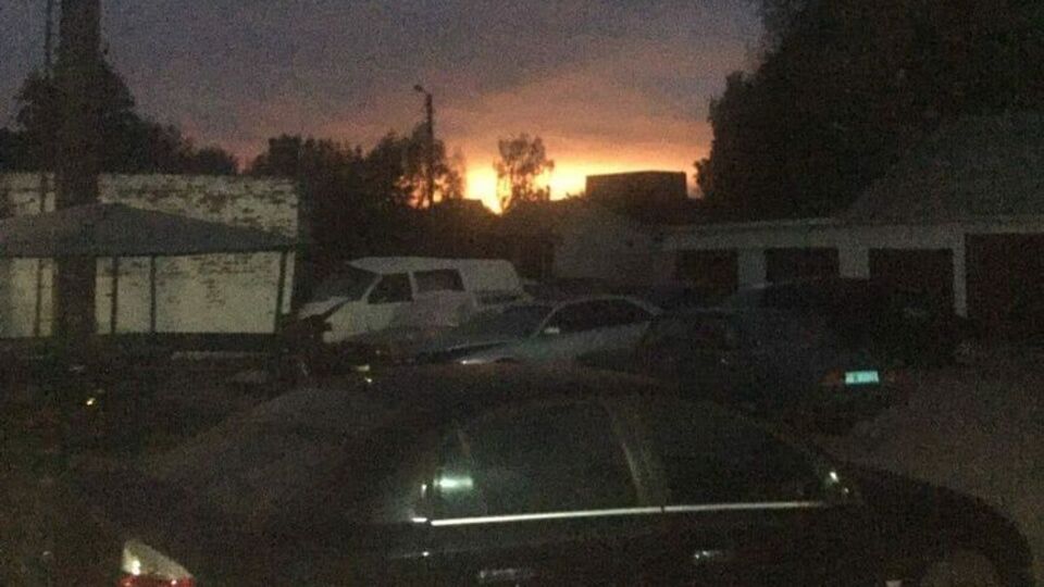 Боєприпаси в Чернігівській області почали вибухати в ніч на 9 жовтня