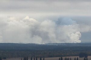 У ніч на 9 жовтня на арсеналі в Ічні почали вибухати боєприпаси