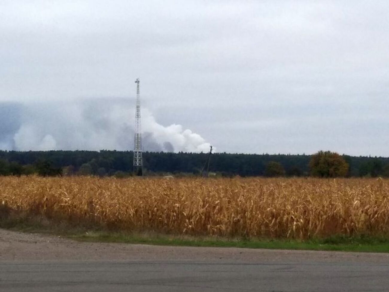 Боєприпаси в Ічні почали вибухати в ніч на 9 жовтня