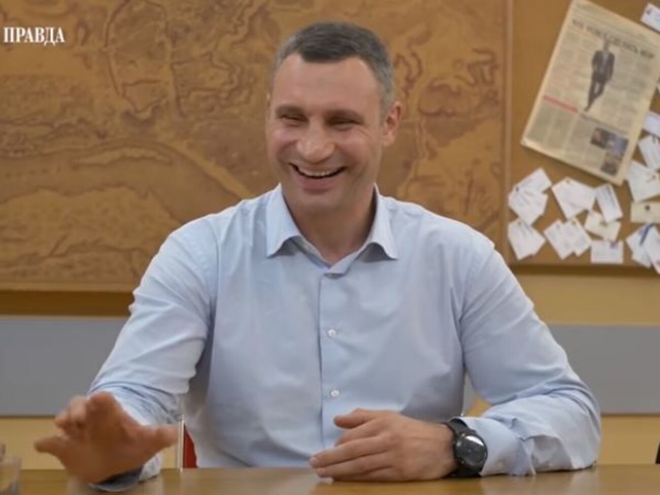 Кличко заявил, что у него есть чувство юмора