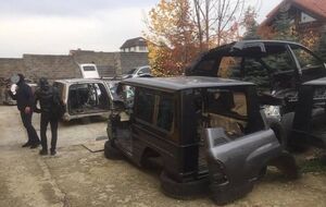 Площа складу, де виявили викрадені авто, становить приблизно 1000 м²