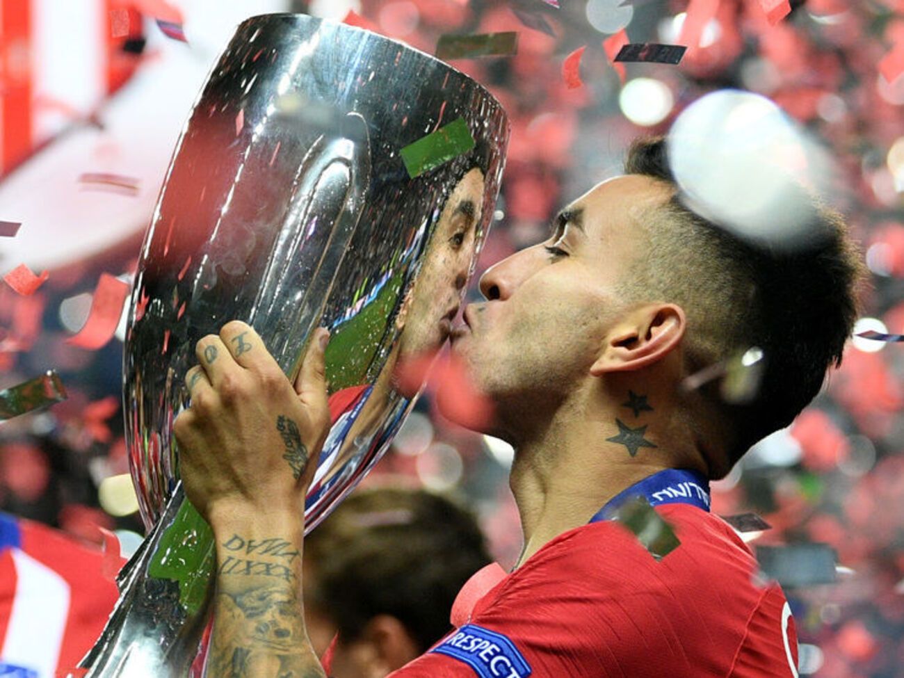 В этом году матч за Суперкубок УЕФА проходил в Таллинне, трофей завоевал испанский "Атлетико"