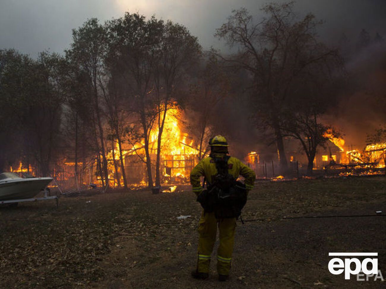 Пожар в Калифорнии начался 8 ноября