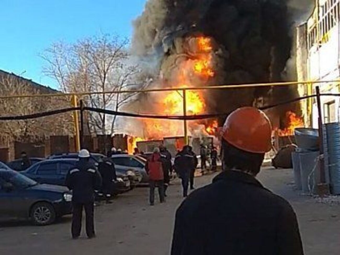 Данных о пострадавших в результате пожара нет