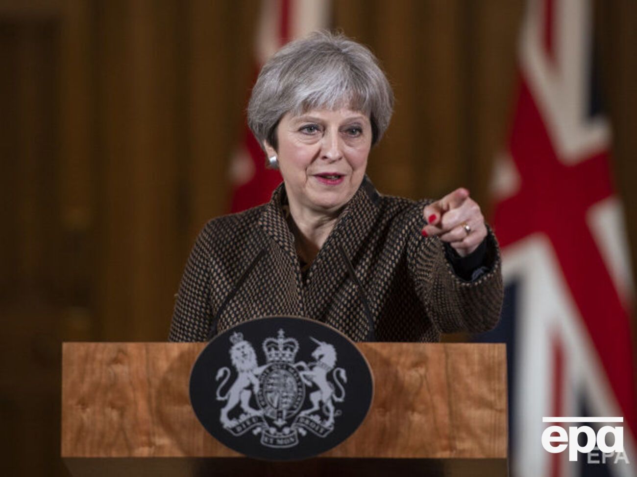 Мей також високо оцінила роботу правоохоронних органів