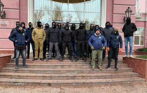 Встреча должна была пройти в бизнес-центре на стадионе "Черноморец"