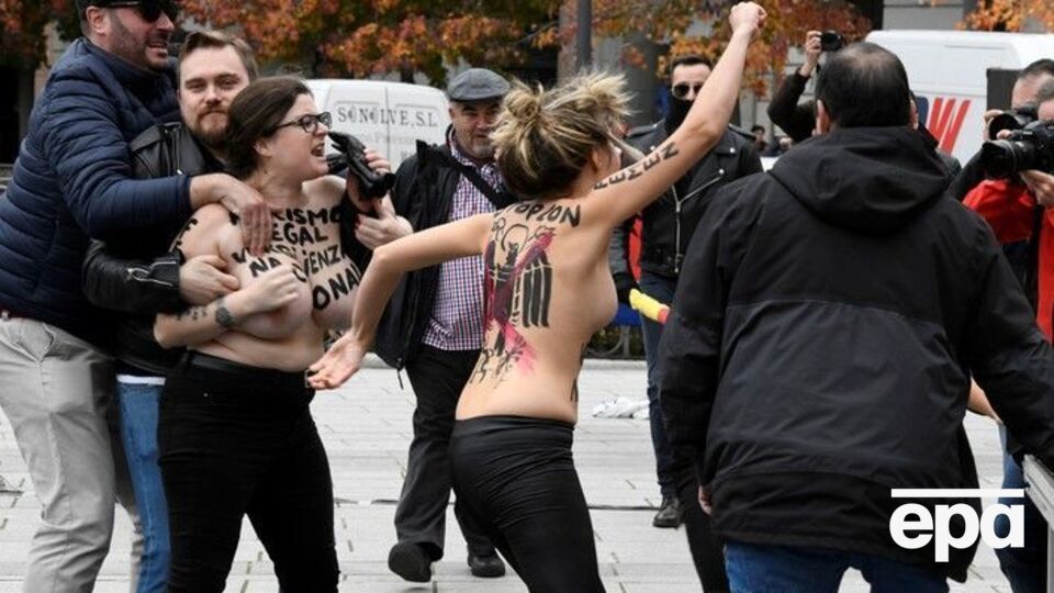 Femen влаштували протест у Мадриді