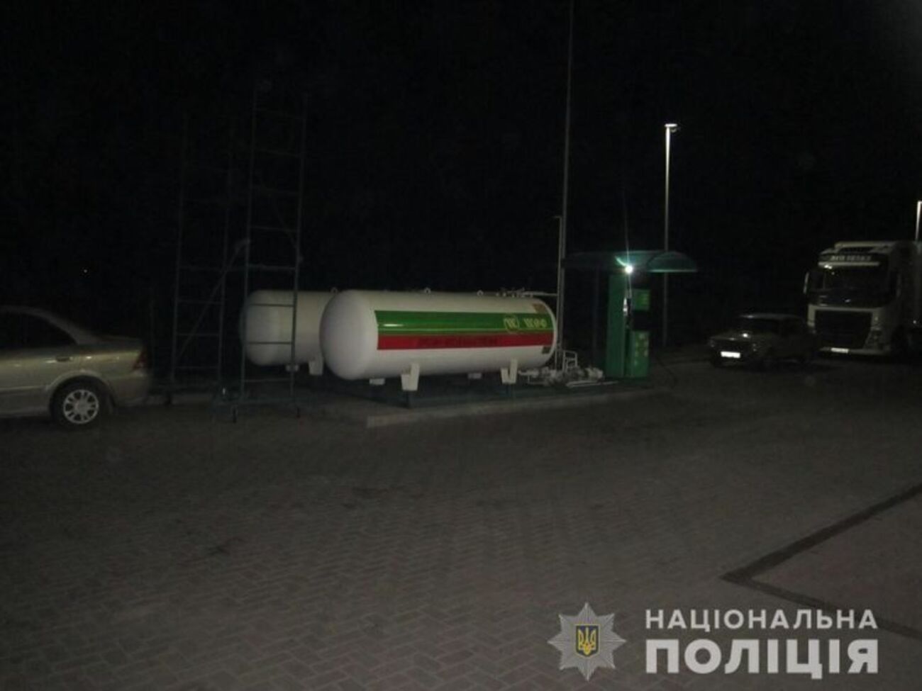 Конфликт возник на АЗС в селе Песчанка Красноградского района Харьковской области