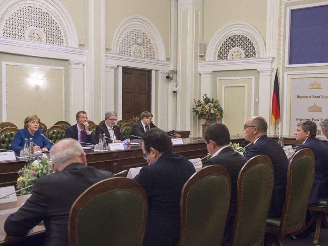 Парубий встретился с Меркель