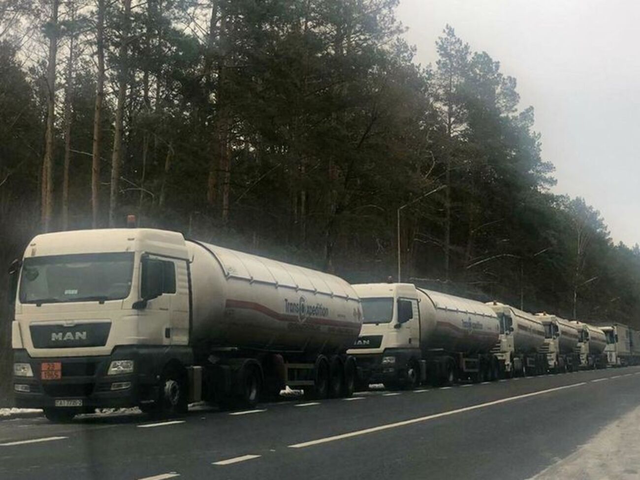 20 ноября водители заблокировали&nbsp;с украинской стороны&nbsp;пограничные переходы "Новая Гута&nbsp;&ndash; Новые Яриловичи"