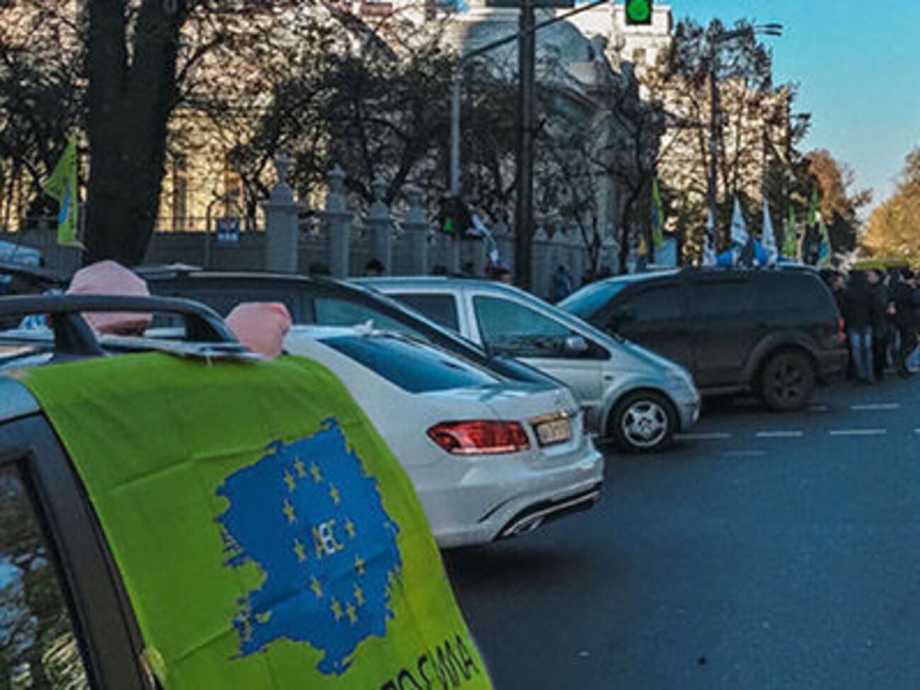 21 листопада "Авто Євро Сила" оголосила про тимчасове припинення акції протесту