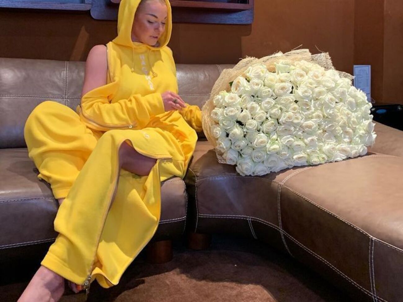 Волочкова: Когда с самого утра все в руках любимого. И даже я