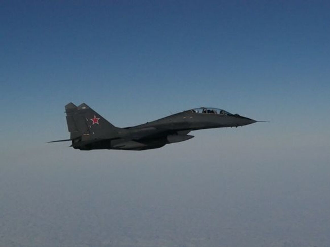 Российский МиГ-29 перехватили над Балтикой 21 ноября