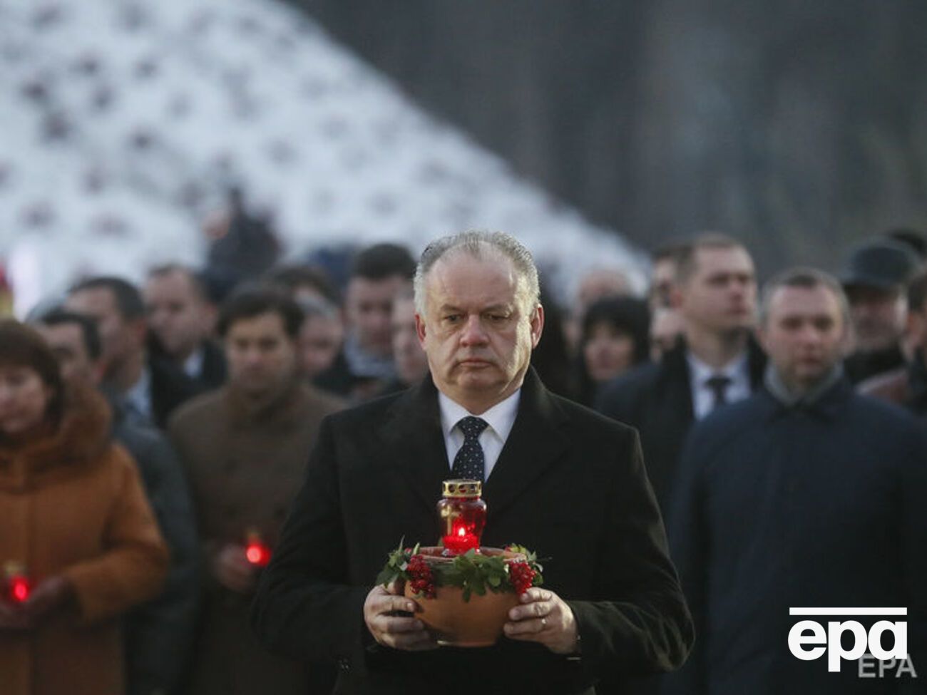 Киска в Киеве почтил память жертв Голодомора