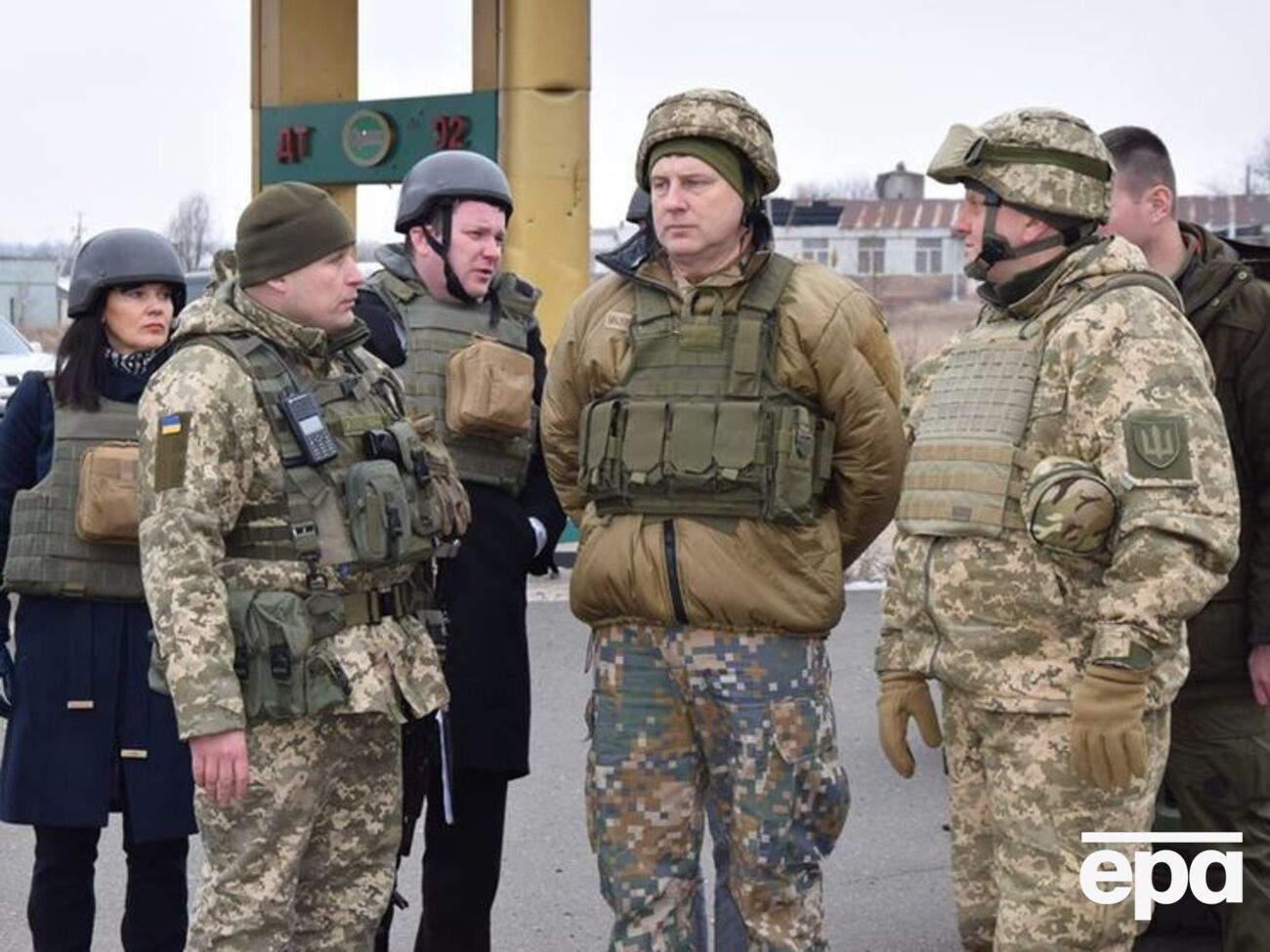 Вейонис посетил зону ООС