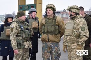 Вейонис посетил зону ООС