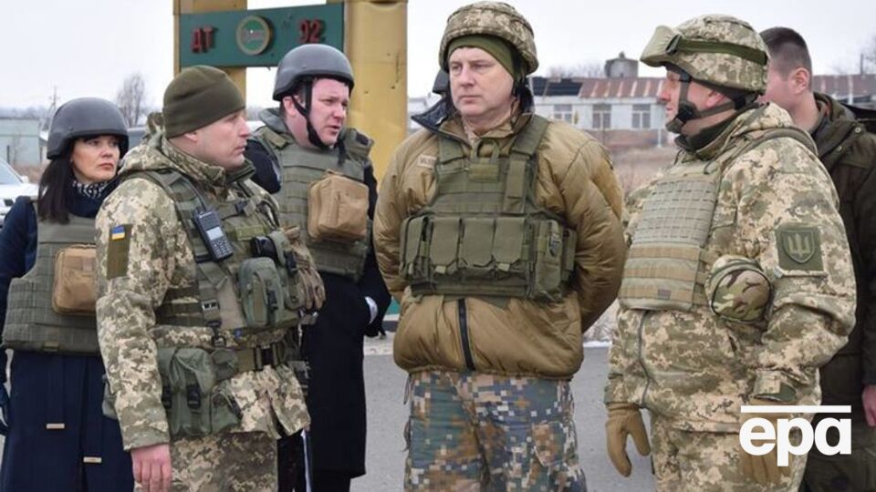 Вейонис посетил зону ООС