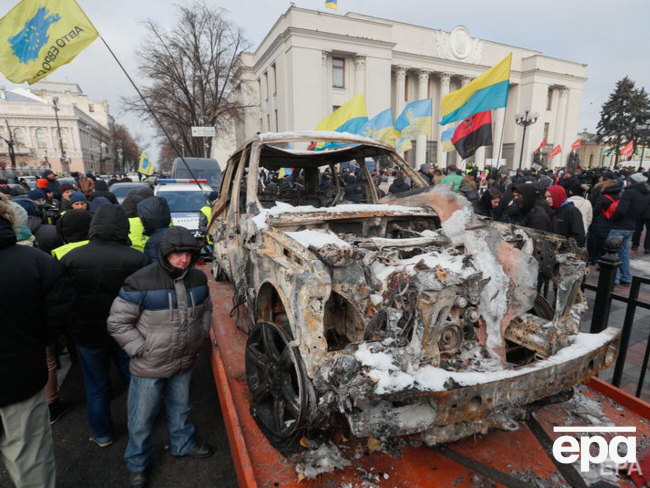 Активісти "Авто Євро Сили" розпочали акцію протесту, в межах якої перекрили дороги в низці областей України