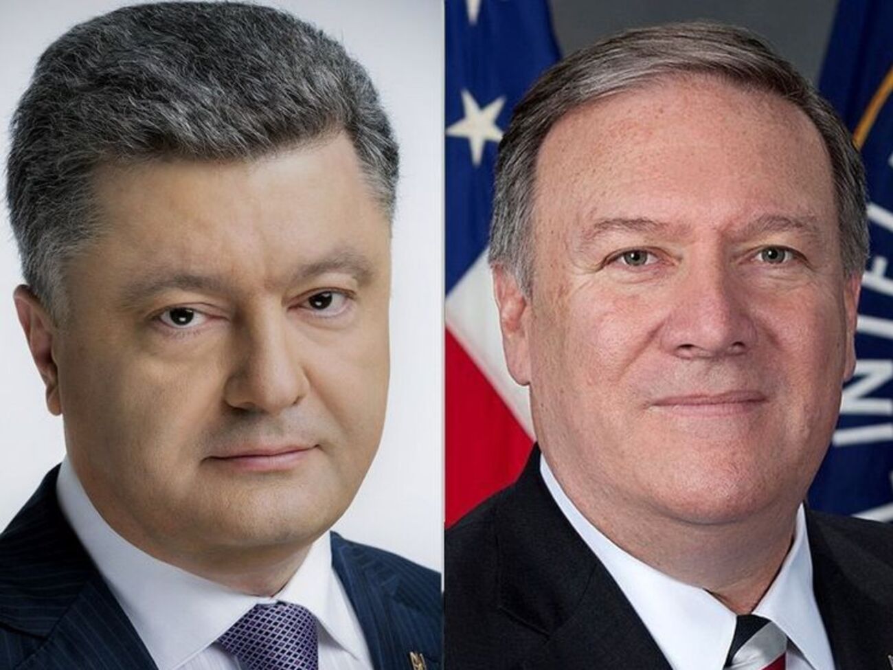 Порошенко поінформував Помпео про запровадження режиму воєнного стану в Україні