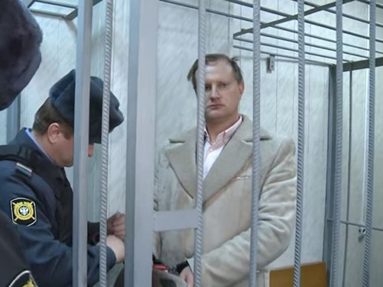 Февраль 2012 года, Москва. Алексей Душутин во время слушания своего дела в российском суде