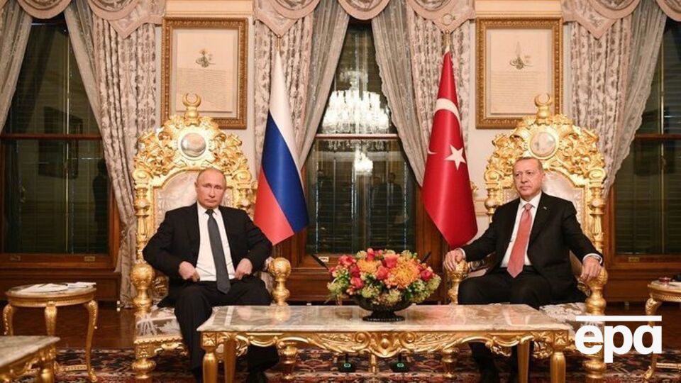 Путін і Ердоган під час телефонної розмови поговорили про ситуацію в Чорному морі