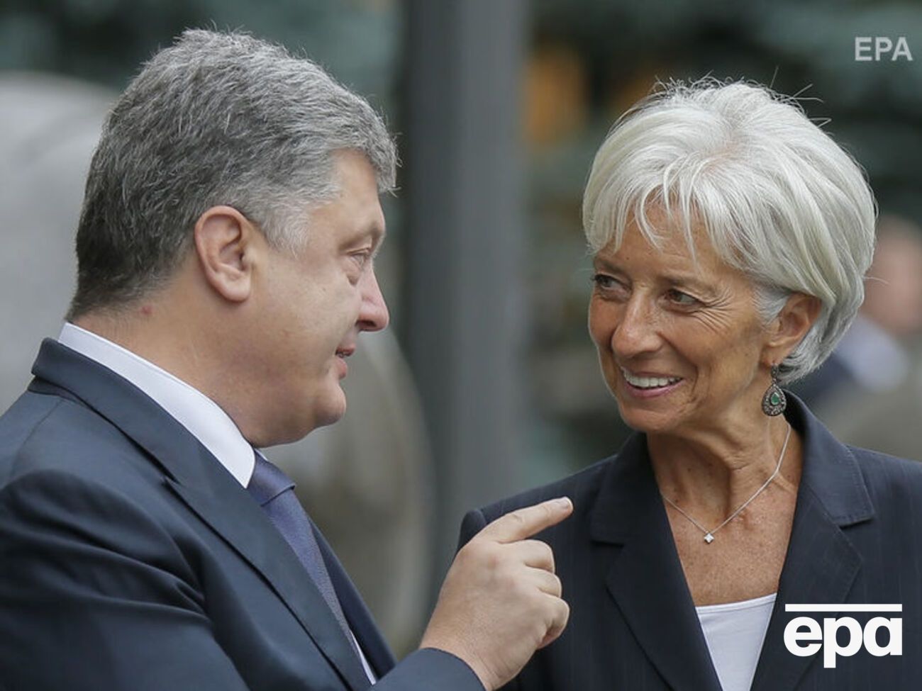 Порошенко и Лагард общались по телефону