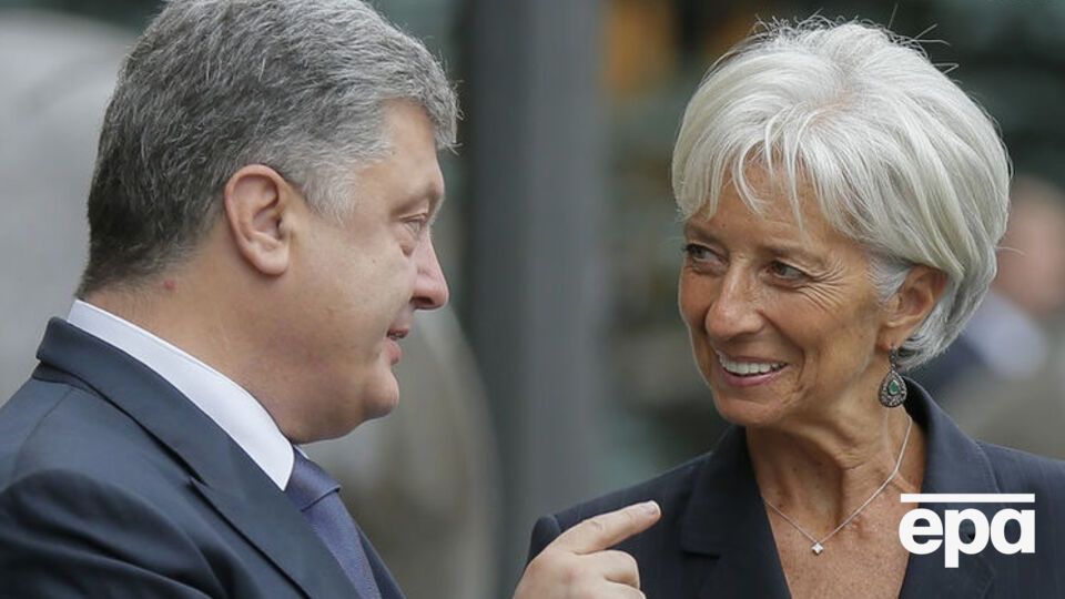 Порошенко и Лагард общались по телефону