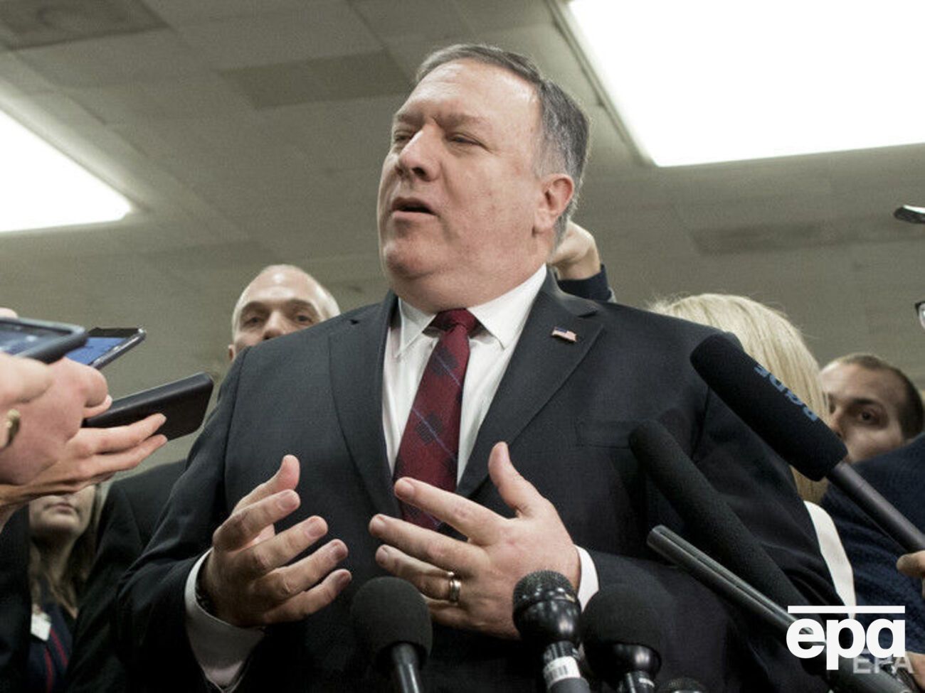 Помпео виступив перед сенаторами