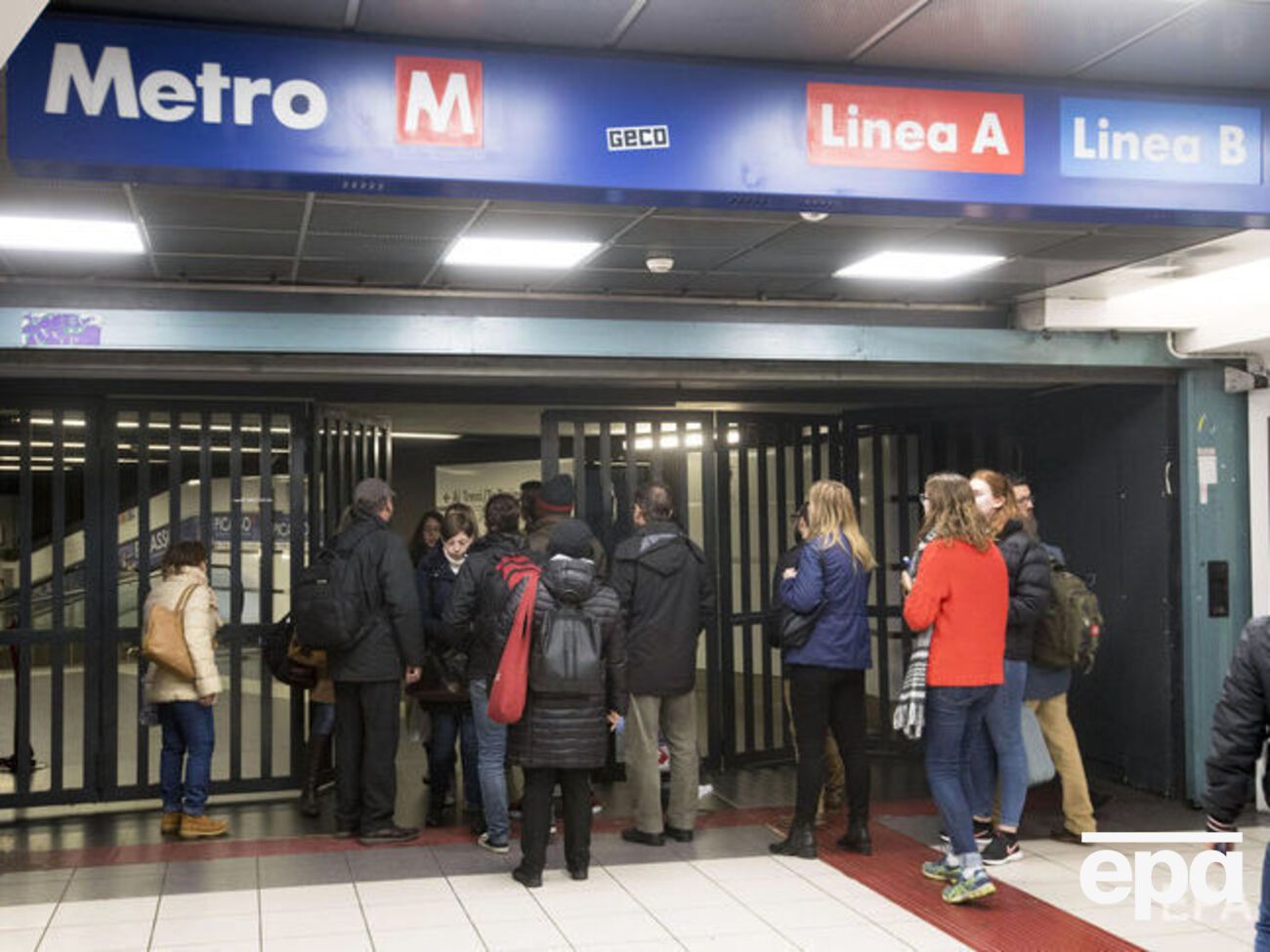Інцидент стався в метро Рима