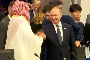 Путін і спадкоємний принц Саудівської Аравії дружньо привіталися