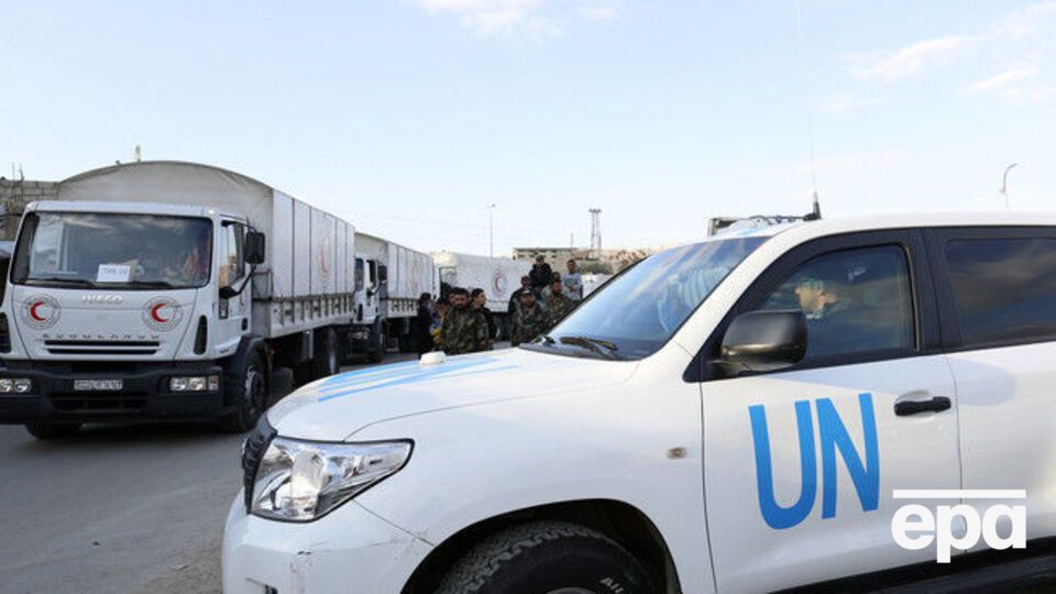 Сирийским беженцам доставили гумпомощь