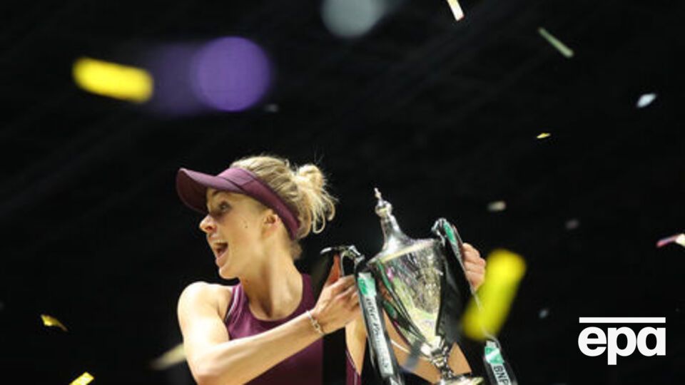 В прошлом месяце Свитолина впервые в карьере выиграла итоговый турнир WTA