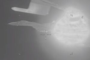 Американский самолет сопровождали 25 минут