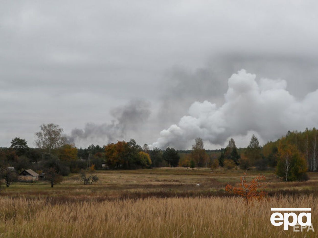 В октябре на арсенале под Ичней произошел пожар