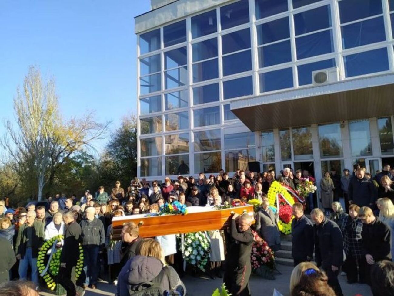 В Херсоне прощаются с Екатериной Гандзюк