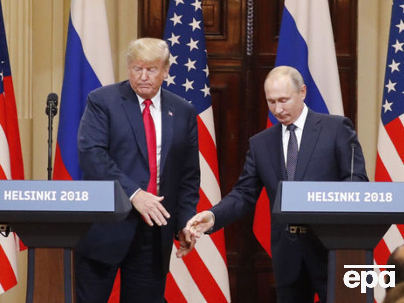 В последний раз Трамп и Путин встречались 16 июля в Хельсинки&nbsp;