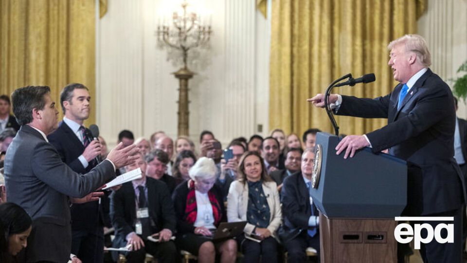 Трамп назвав журналіста CNN жахливою людиною