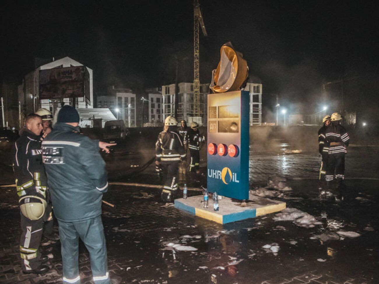 Увечері 8 листопада горіло дизельне пальне на заправці