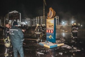 Увечері 8 листопада горіло дизельне пальне на заправці