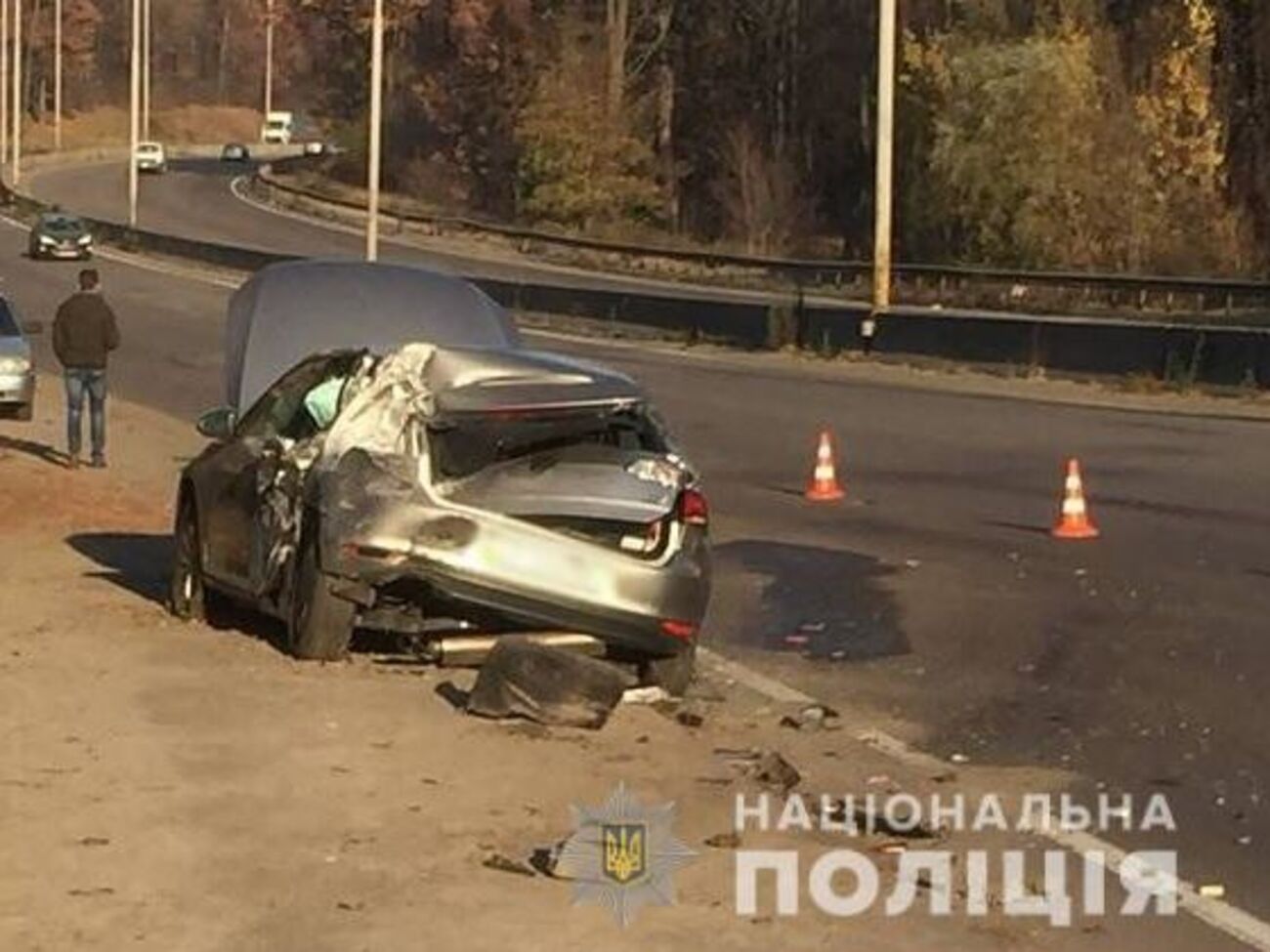 Лещенко зазначив, що, найімовірніше, його авто не підлягає відновленню