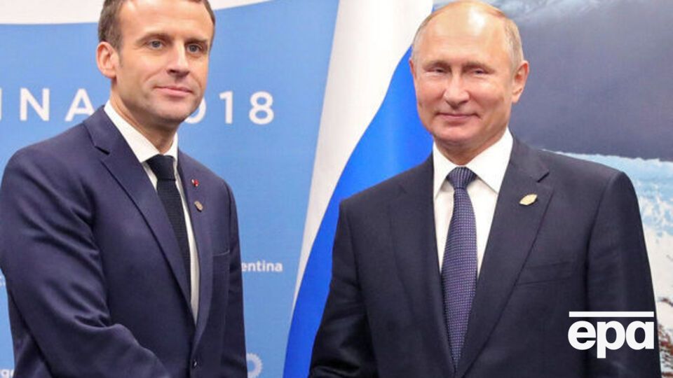 Макрон – Путину: Мы хотели бы обсудить тему выполнения Минских соглашений