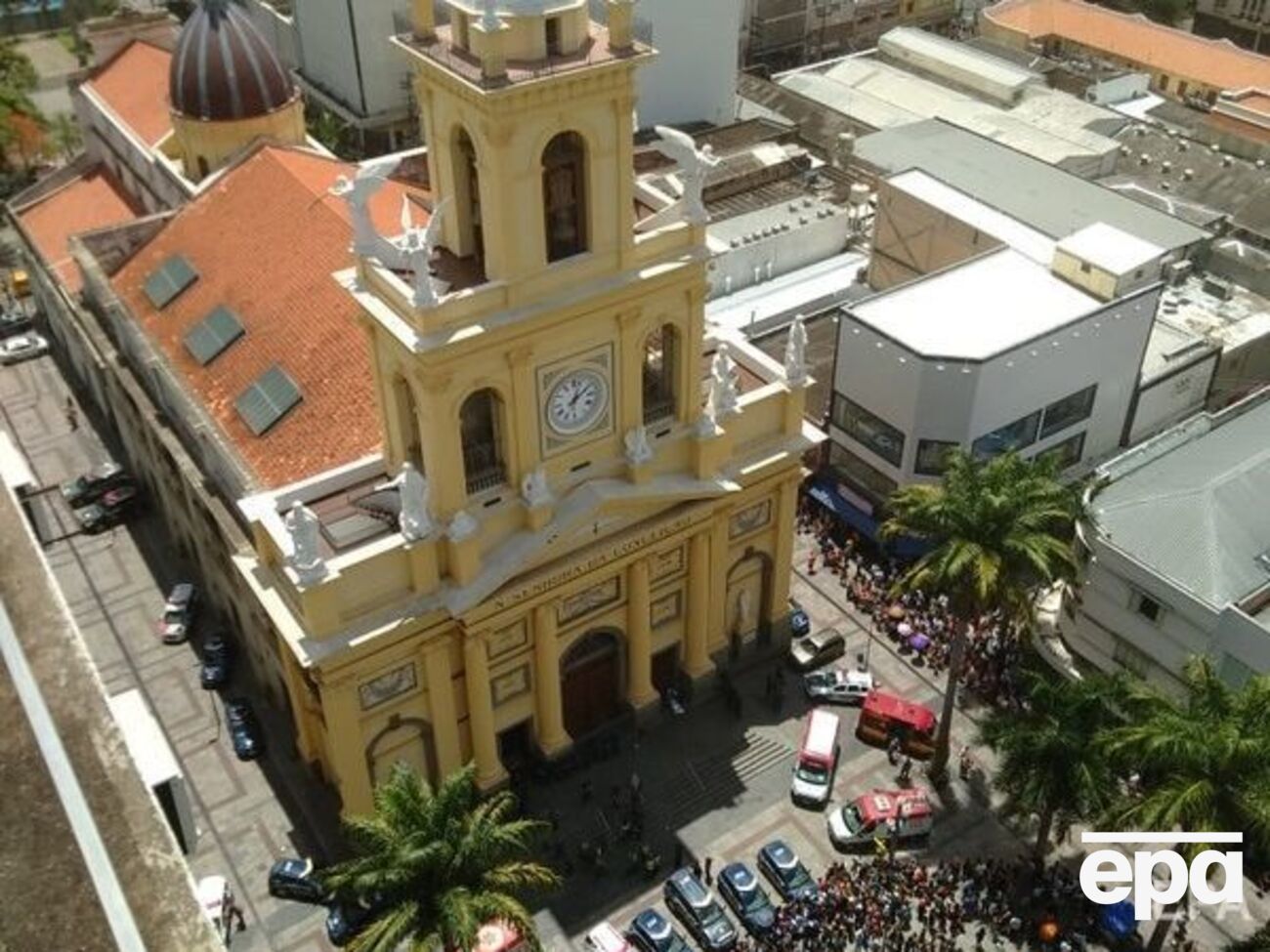 У кафедральному соборі сталася стрілянина